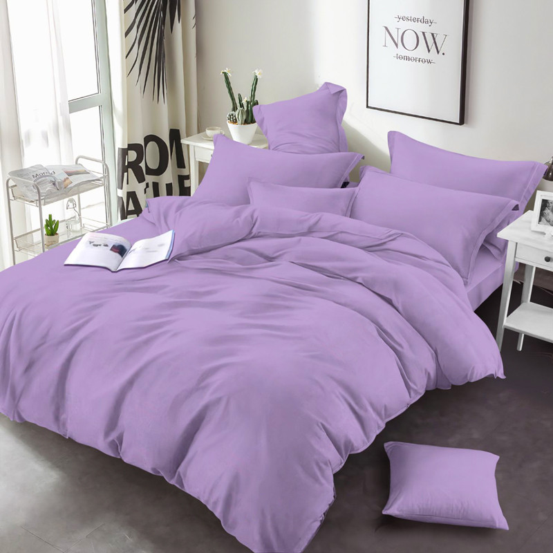 Тканина для постільної білизни Бязь "Gold" Lux однотонна GL108Violet (50м)