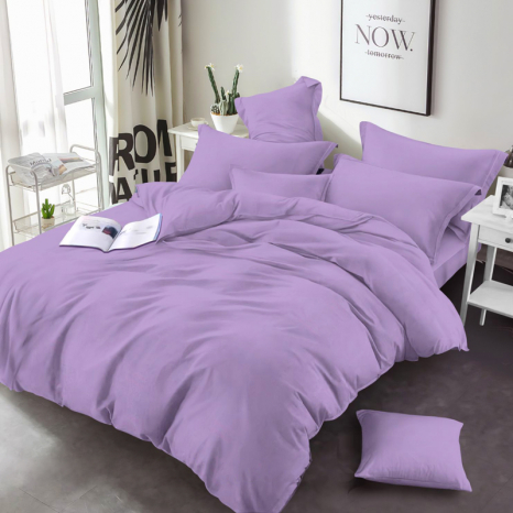 Тканина для постільної білизни Бязь "Gold" Lux однотонна GL108Violet (50м)