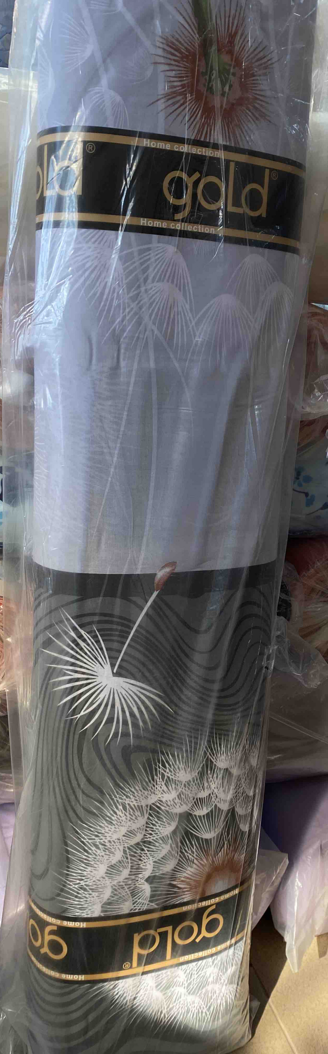 Ткань для постельного белья Бязь "Gold" Lux GL3617grey