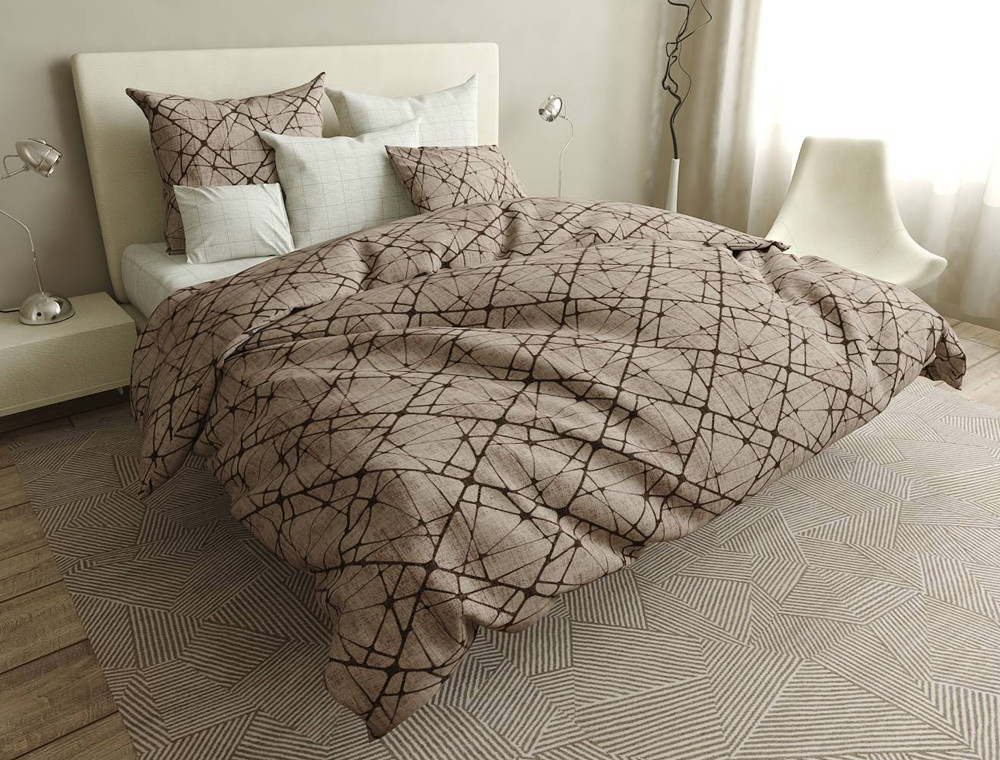 Двоспальний набір постільної білизни 180*220 із Бязі "Gold" №154423AB Черешенка™