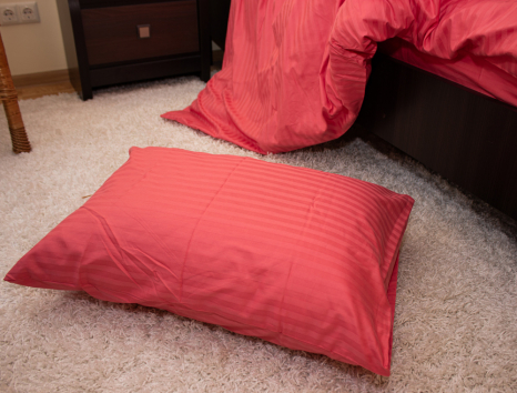 Двоспальний набір постільної білизни 180*220 зі Страйп Сатину №541640 KRISPOL™