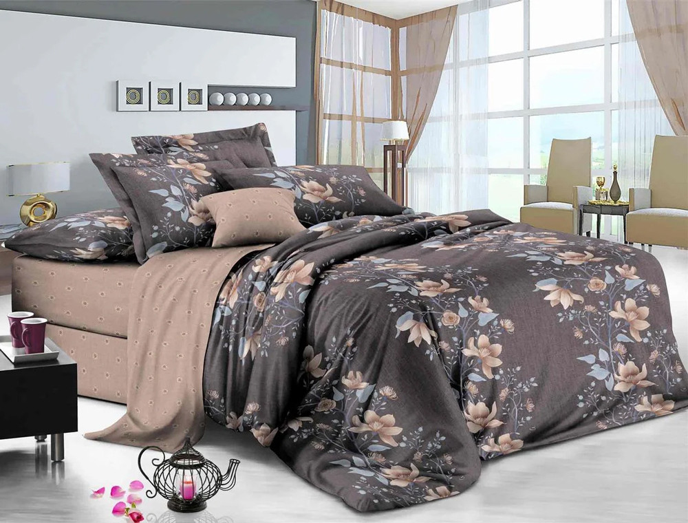 Ткань для постельного белья Сатин S22-7 (A+B) - (60м+60м)