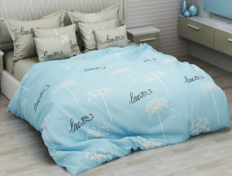 Евро макси набор постельного белья 200*220 из Бязи "Gold" №154155AB Черешенка™