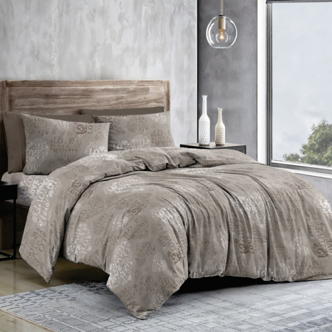 Тканина для постільної білизни Бязь "Gold" Lux GL11930beige