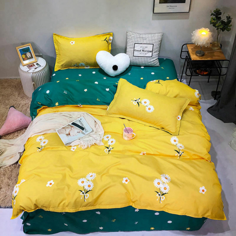 Тканина для постільної білизни Бязь "Gold" Lux "Дихання весни" GL1559 (A+B) - (50м+50м)