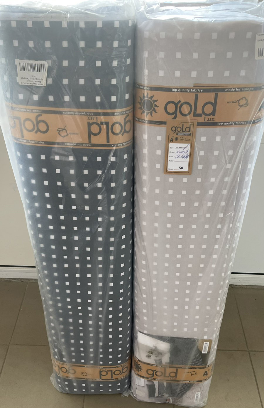 Ткань для постельного белья Бязь "Gold" Lux GL3357grey (A+B) - (50м+50м)