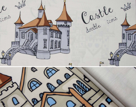 Ткань для постельного белья Сатин S-158A (60м)