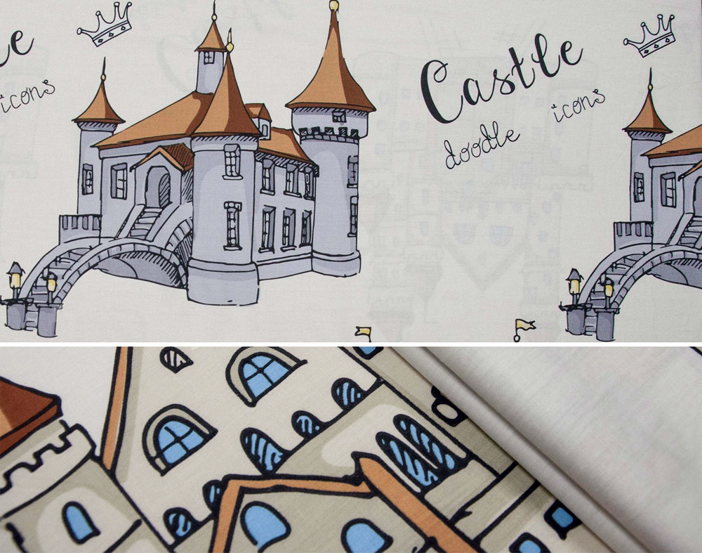 Ткань для постельного белья Сатин S-158A (60м)