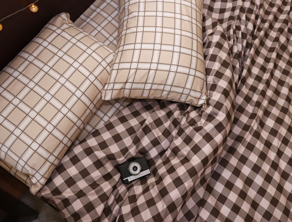 Сімейний набір постільної білизни із Сатину №060AB Черешенка™