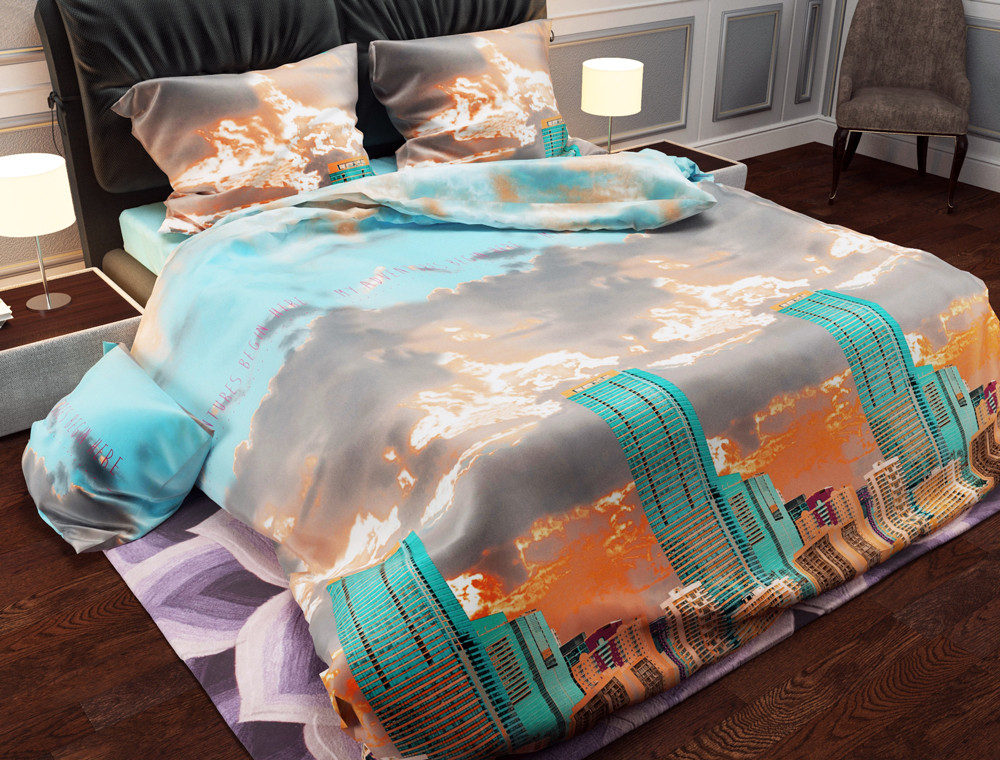 Тканина для постільної білизни Бязь "Gold" Lux GL792