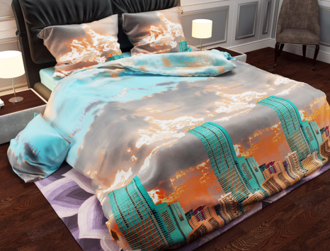 Тканина для постільної білизни Бязь "Gold" Lux GL792