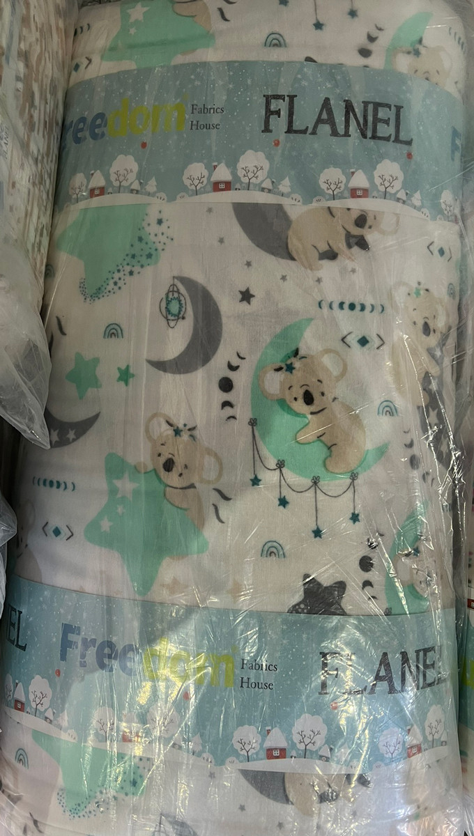 Ткань для постельного белья Фланель (байка) детcкая FLB1064 (25м)