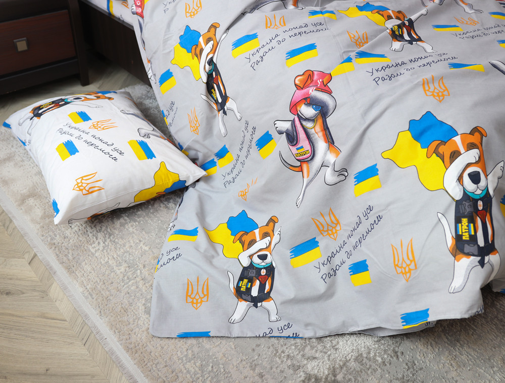 Полуторный набор постельного белья 150*220 из Бязи "Gold" №165622AB Черешенка™