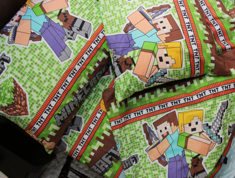 Полуторний набір постільної білизни 150*220 із Бязі "Gold" №164145 Черешенька™