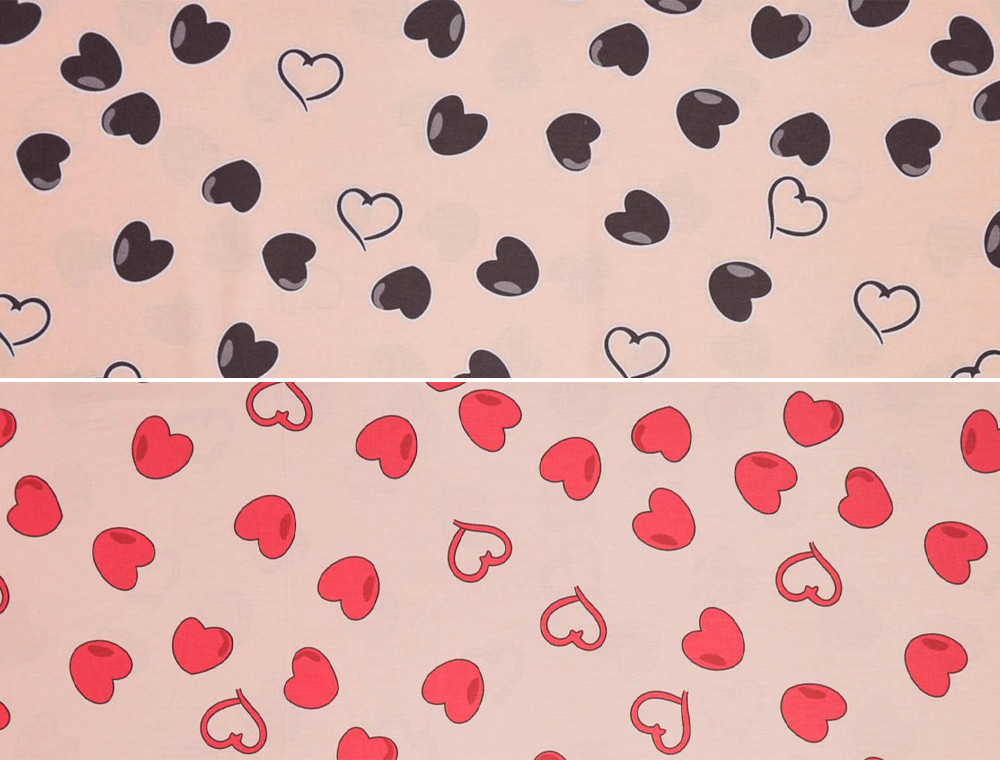 Тканина для постільної білизни Сатин S-084 (A+B) - (60м+60м)