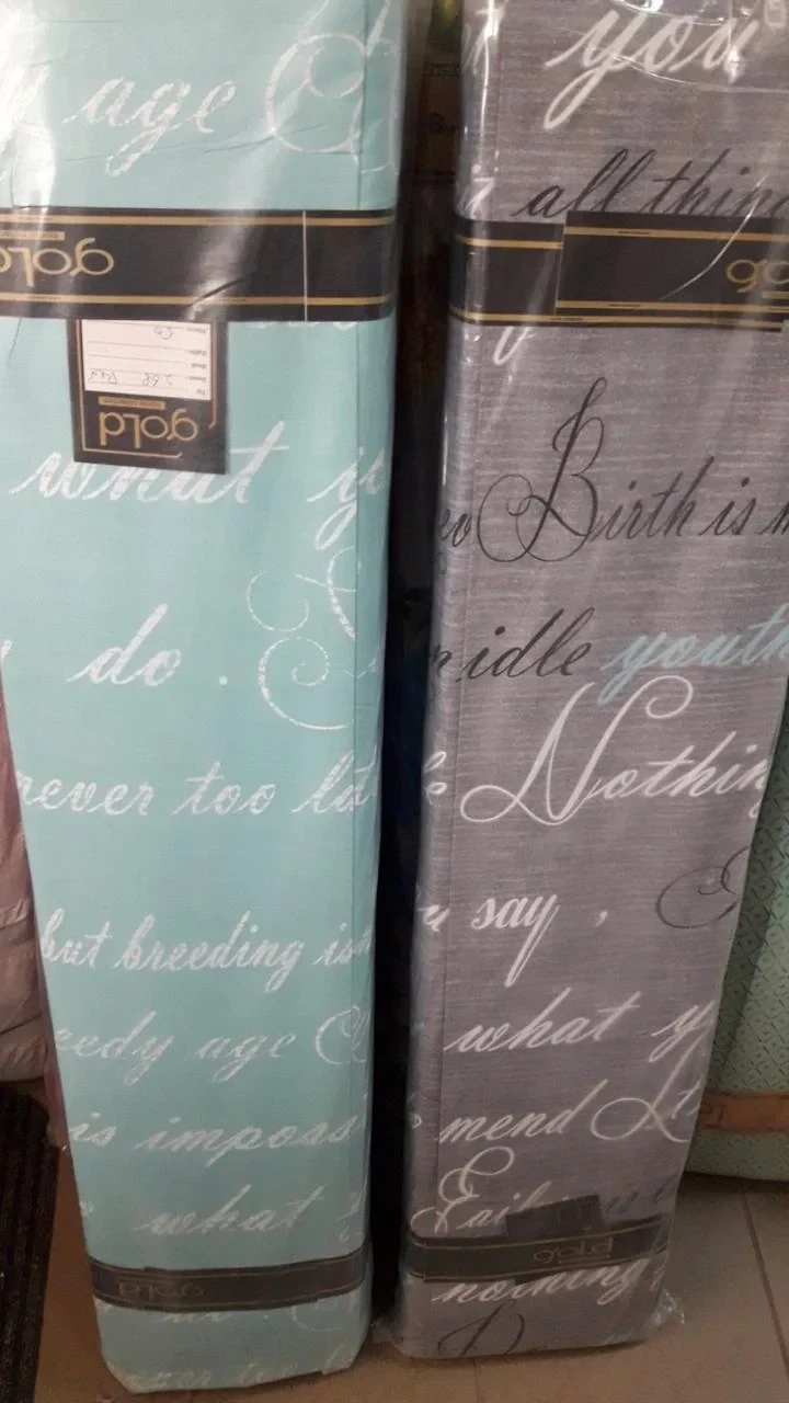 Тканина для постільної білизни Бязь "Gold" Lux "Текстовий лист" GL1333 (A+B) - (50м+50м)