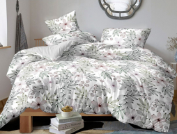 Сімейний набір постільної білизни із Сатину №1785 Черешенка™