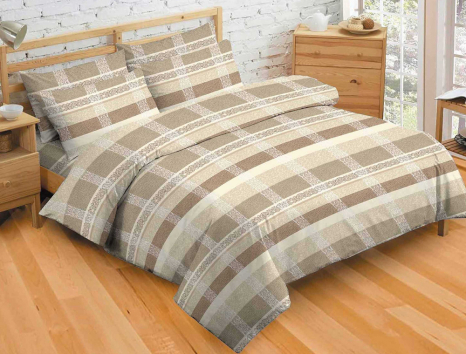 Тканина для постільної білизни Бязь "Gold" "Надзвичайна класика" GLL12982brown