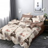 Семейный набор хлопкового постельного белья из Сатина №44330AB Черешенка™