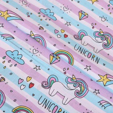 Хлопковая ткань для постельного белья детская CTB1013