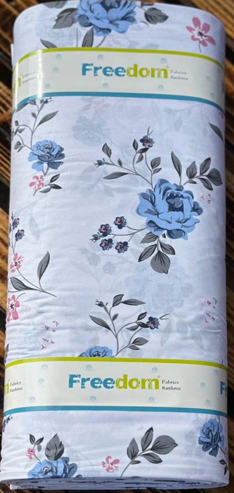 Тканина для постільної білизни Ранфорс R-11-47blue (30м)