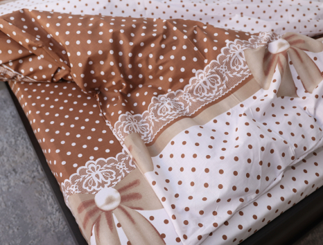 Полуторный набор постельного белья 150*220 из Бязи "Gold" №156917 Черешенка™