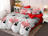 Семейный набор хлопкового постельного белья из Ранфорса №1835AB Черешенка™