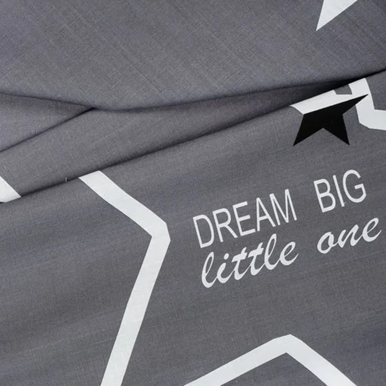 Ткань для постельного белья Бязь "Gold" Lux "Мечтайте о большом маленьком ..." GL1406 (A+B) - (50м+50м)