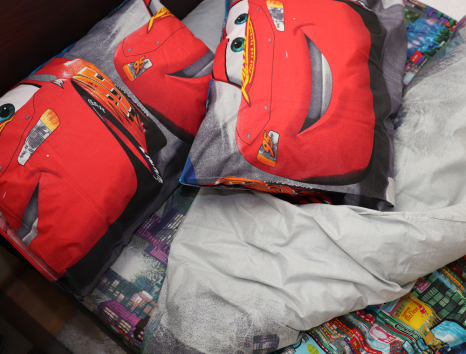 Полуторный набор постельного белья 150*220 из Бязи "Gold" №16230 Черешенка™