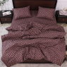 Семейный набор хлопкового постельного белья в полоску из Бязи "Gold" №155535 Черешенка™