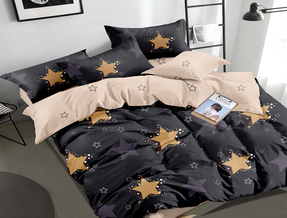 Сімейний набір постільної білизни із Сатину №1013AB Черешенка™