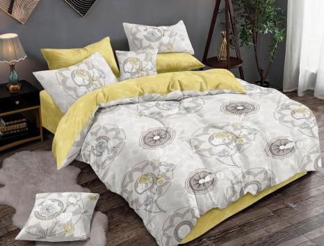 Тканина для постільної білизни Бязь "Gold" Lux GL1763 (A+B) - (50м+50м)