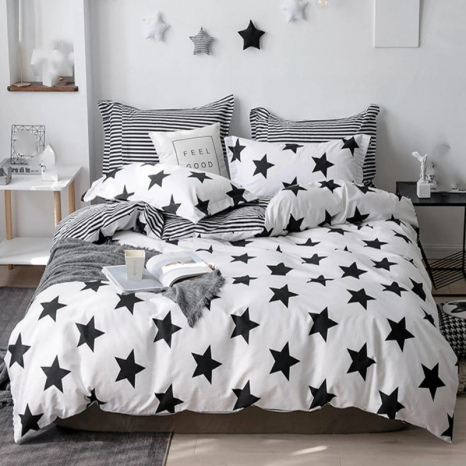 Євро-максі набір постільної білизни 200*220 із Бязі "Gold" №157665AB Черешенка™