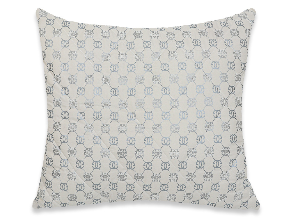 Подушка стьобана на блискавці 70*70 мікрофібра/холлофайбер №7070-15