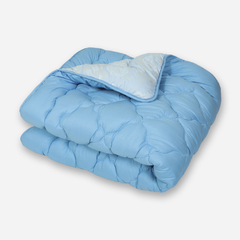 Двоспальна ковдра мікрофібра/холофайбер двостороння №40081