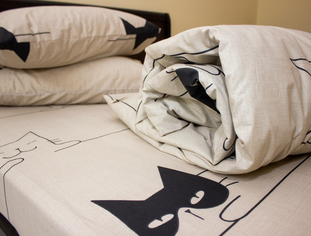 Євро-максі набір постільної білизни 200*220 із Ранфорсу №182116 Черешенка™