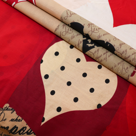 Тканина для постільної білизни Бязь "Gold" Lux GL1536 (A+B) - (50м+50м)