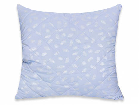 Подушка стьобана на блискавці 70*70 мікрофібра/холлофайбер №7070-19