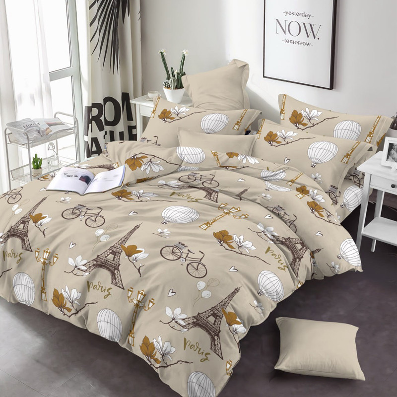 Тканина для постільної білизни Бязь "Gold" Lux GL3322beige