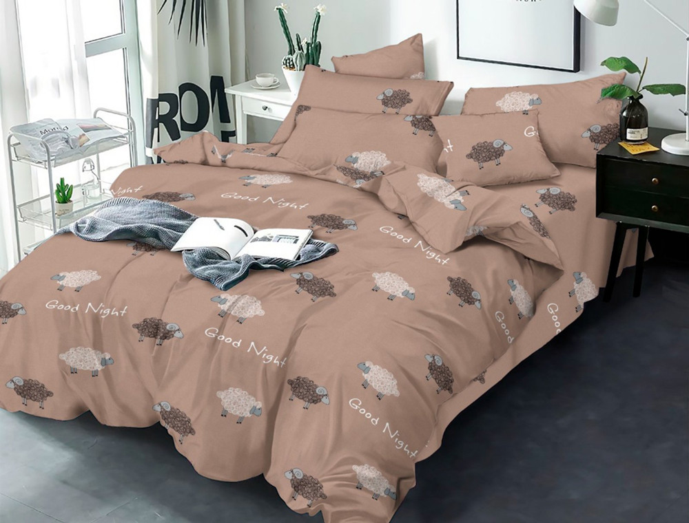 Тканина для постільної білизни Бязь "Gold" Lux дитяча GLB289beige