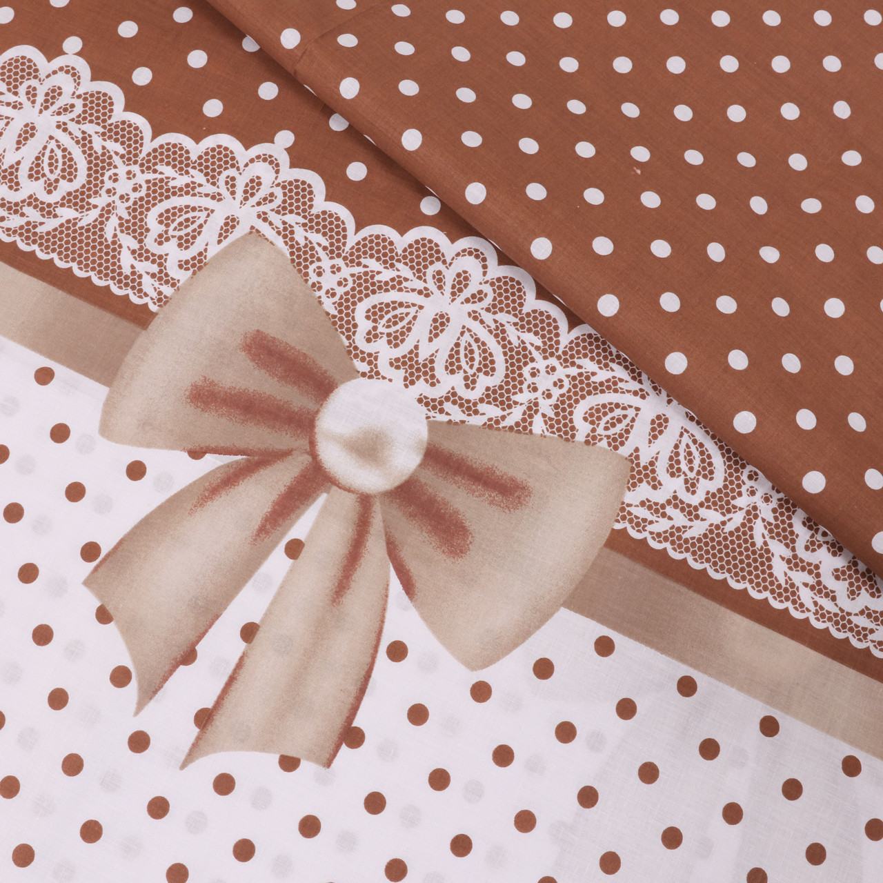 Тканина для постільної білизни Бязь "Gold" Lux "Святковий подарунок" GL016A