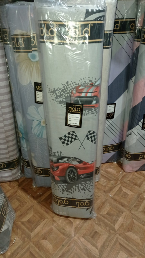 Тканина для постільної білизни Бязь "Gold" Lux дитяча GLB293grey