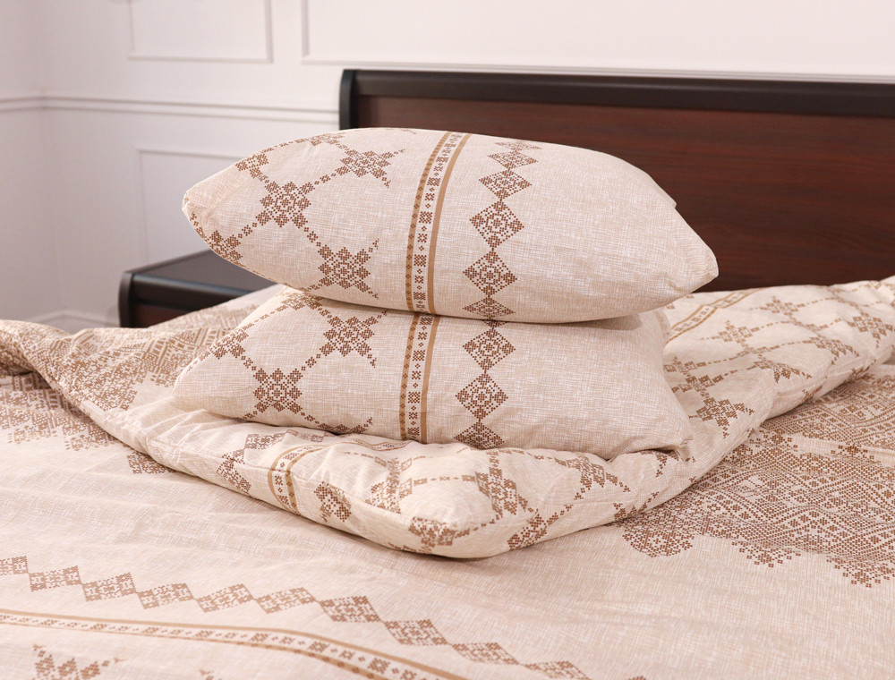 Семейный набор хлопкового постельного белья из Бязи "Gold" №15932 Черешенка™