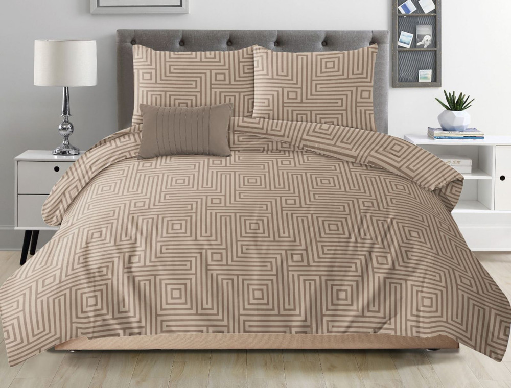 Ткань для постельного белья Бязь "Gold" Lux GL3632beige