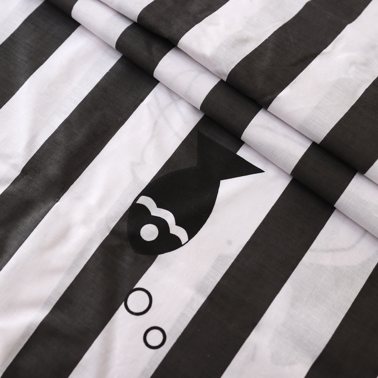 Ткань для постельного белья Бязь "Gold" Lux "Кошачья история" GL3875