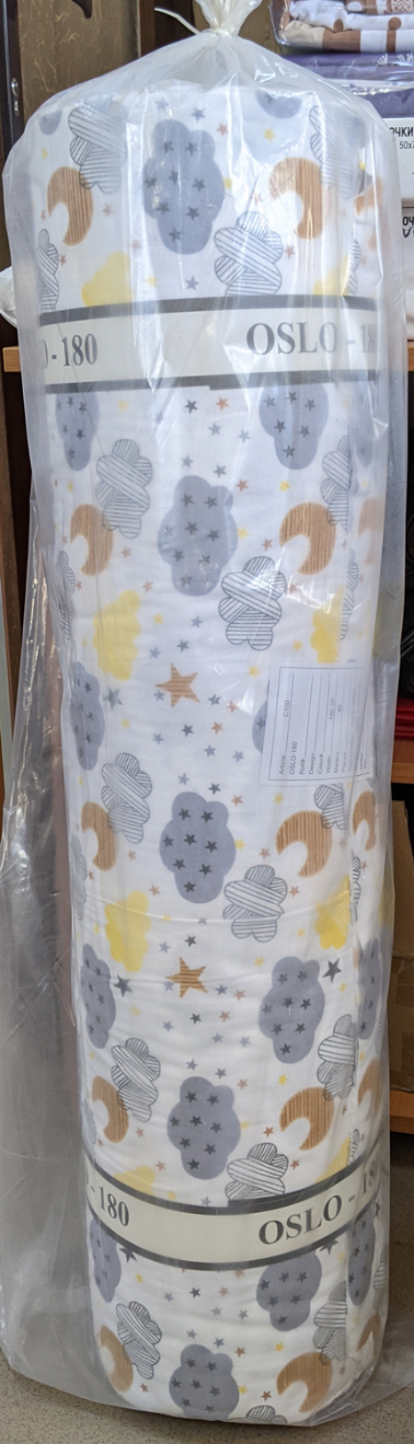 Ткань для постельного белья Фланель (байка) детcкая FLB1052yellow