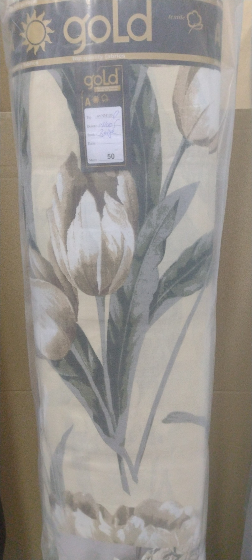 Тканина для постільної білизни Бязь "Gold" GLL1005Beige