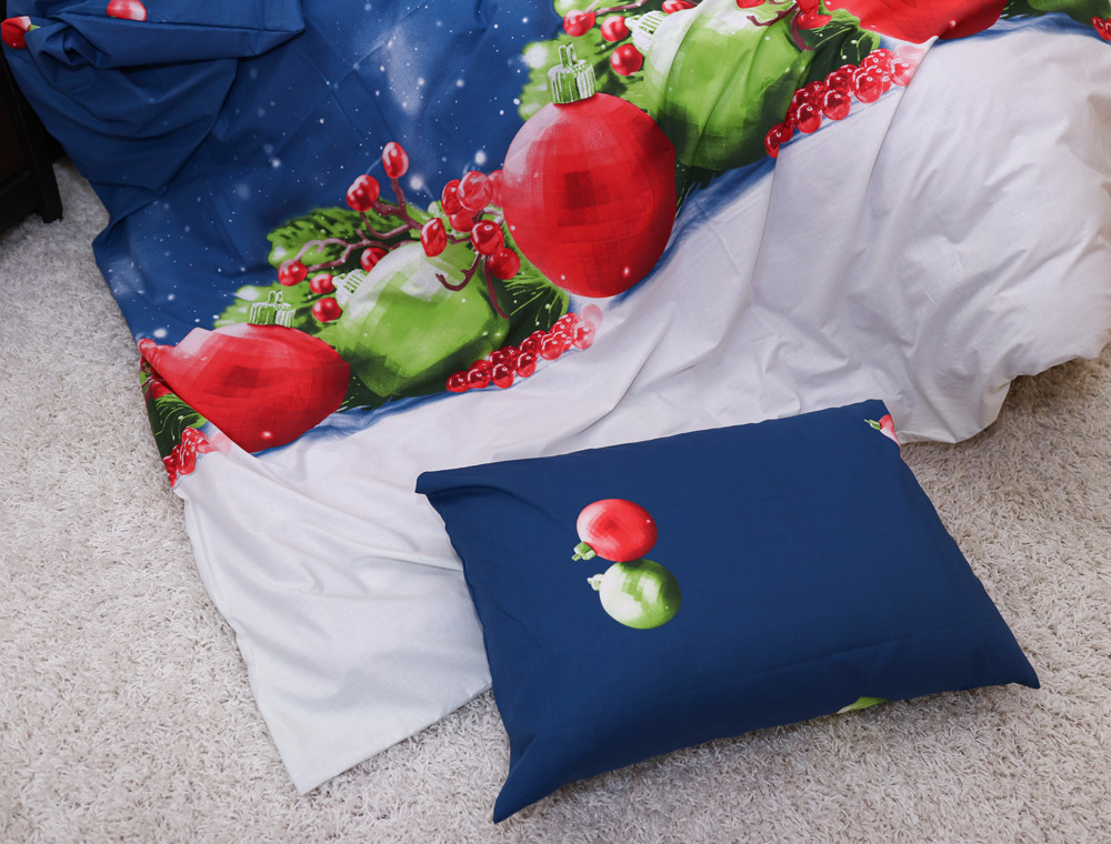 Полуторный набор постельного белья 150*220 из Ранфорса №18847AB Черешенка™