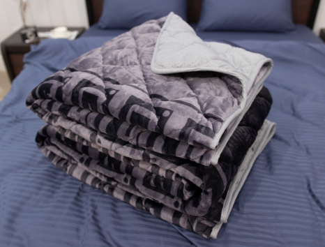 Євро флісове стьобане покривало №55031