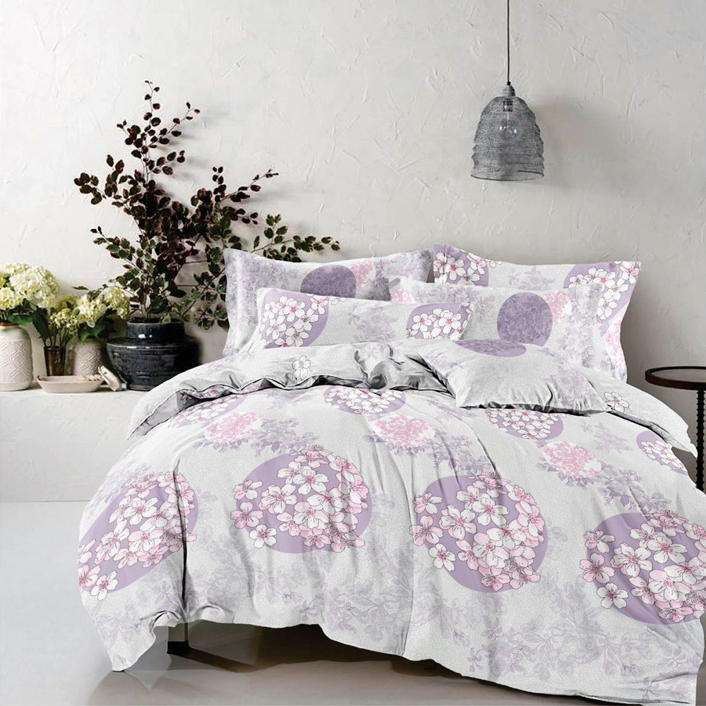 Ткань для постельного белья Бязь "Gold" GLL42Grey